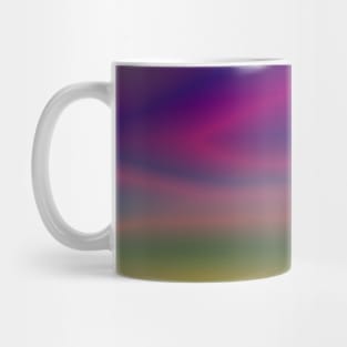 blue green pink texture art Mug